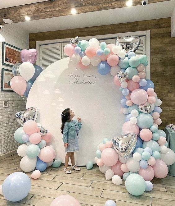 Baby Shower Pastel Arch