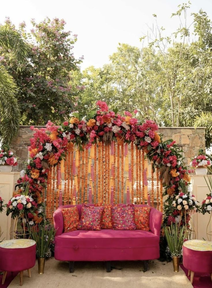 Colourful Cushion Seating Setup