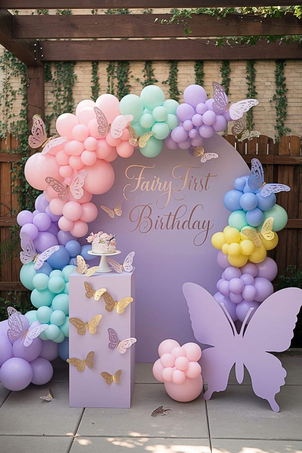 Birthday Balloon Arch